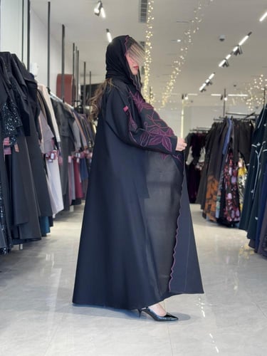 عباية D301 - عنابي