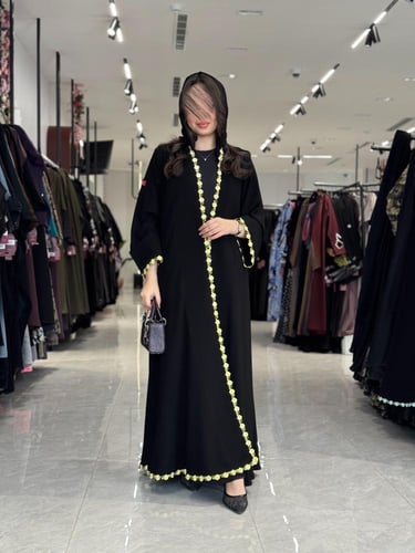 عباية D532- اصفر