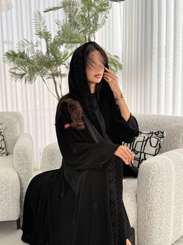 عباية D468- اسود