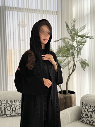 عباية D468- اسود