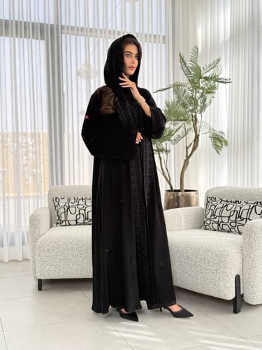 عباية D468- اسود