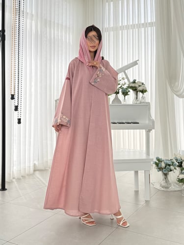 عباية D444- وردي