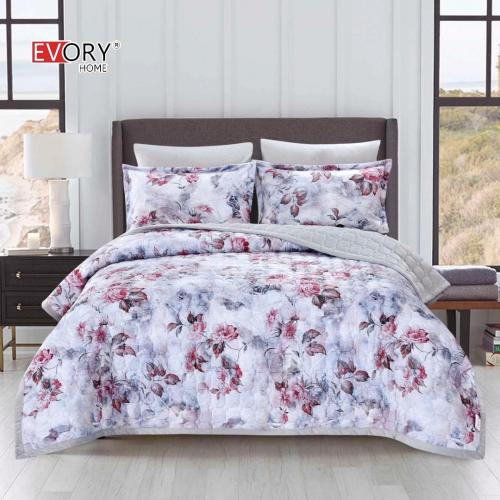 مفرش لولو مخمل مضغوط مشجر - 002