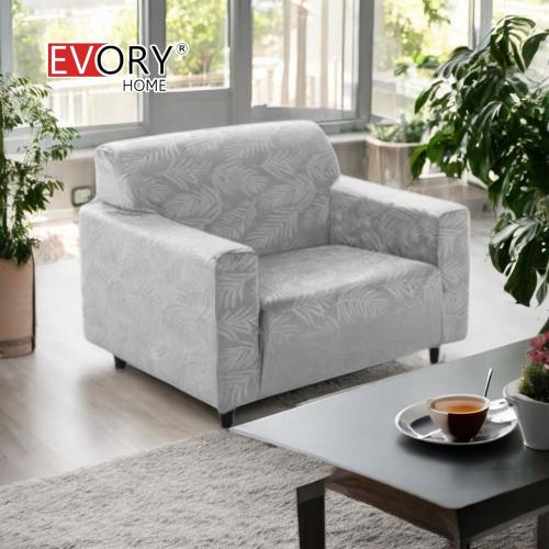 غطاء كنب مفرد ( 1 مقعد ) قطيفة محفور مقاوم للماء -...