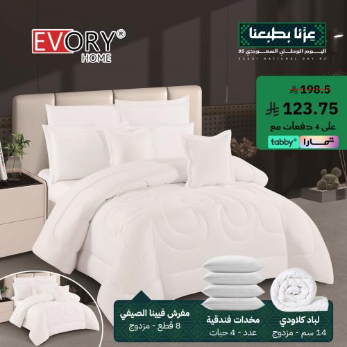 بكج اليوم الوطني 95 مزدوج 6 قطع ساده وجهين - 001