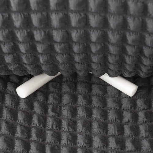 غطاء الكنب ثلاثي (3 مقاعد) - رصاصي غامق