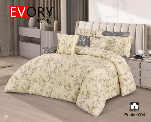 مفرش اينولا قطن 100% مزدوج 8 قطع - 004