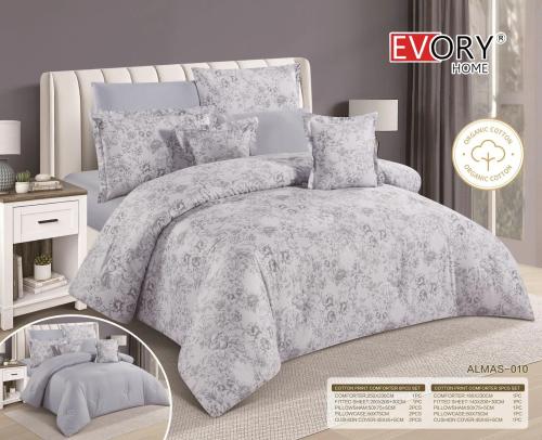 طقم مفرش الماس الفاخر 100% قطن - 010