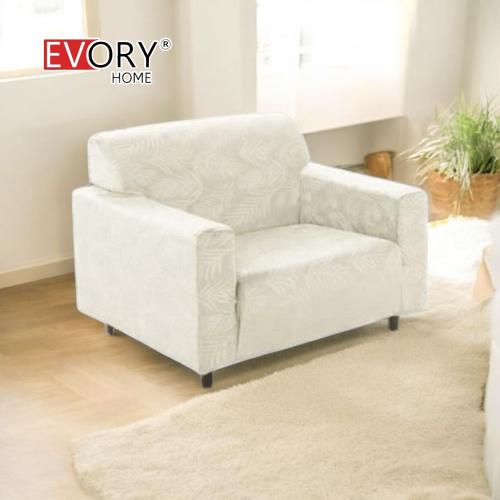 غطاء كنب مفرد ( 1 مقعد ) قطيفة محفور مقاوم للماء -...