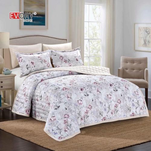 مفرش لولو مخمل مضغوط مشجر - 005