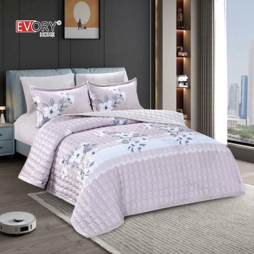 مفرش لولو مخمل مضغوط مشجر - 004