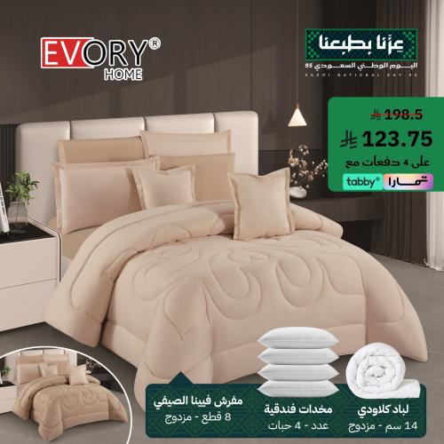 بكج اليوم الوطني 95 مزدوج 6 قطع ساده وجهين - 009