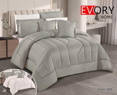 مفرش جلين سادة مايكروفايبر ناعم قياس نفرين دبل فيس...