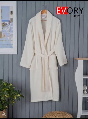 روب استحمام تركي قطن 100% قطعة واحدة - سكري