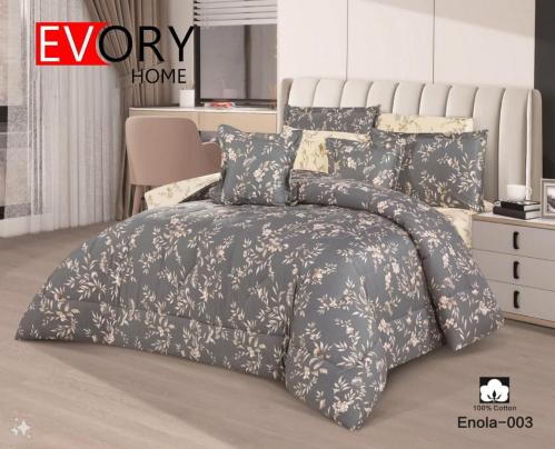 مفرش اينولا قطن 100% مزدوج 8 قطع - 003