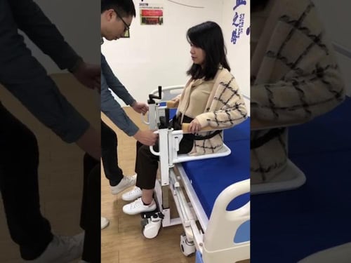 كرسي حمام مطور لكبار السن مع رافعة هايدرولك لنقل ا...