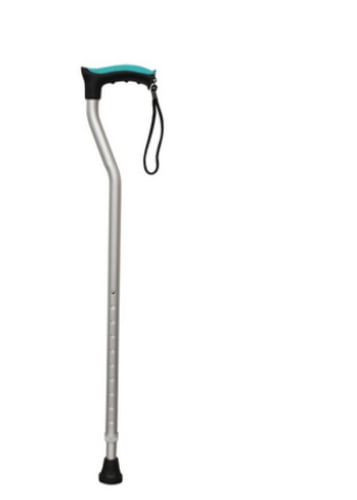 عكاز الومنيوم راس منحني وناعم موديل TYNOR L-07