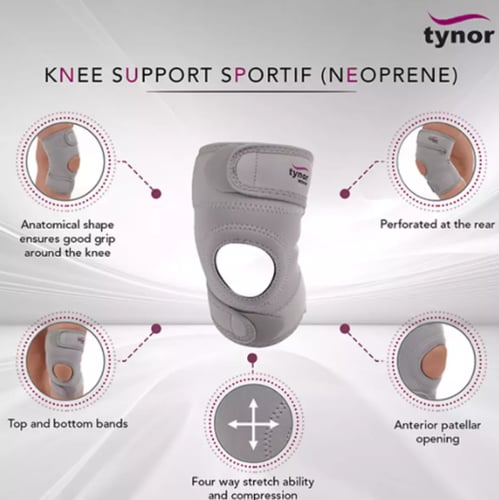 مشد للركبه رياضي موديل TYNOR J-09