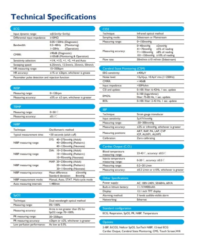 جهاز مراقب المريض شاشة لمس وطابعة K12