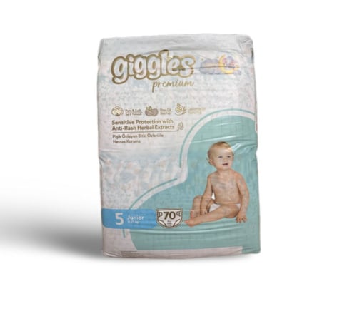 حفائض اطفال جيجلز بريميوم ميجا Giggles Premium Meg...