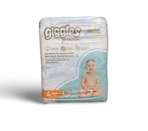 حفائض اطفال جيجلز بريميوم ميجا Giggles Premium Meg...