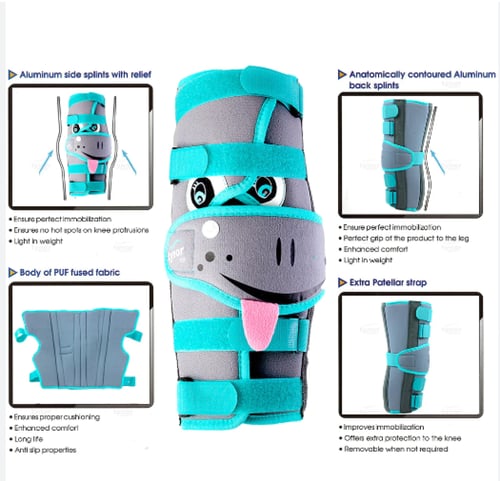 تينور مثبت ركبة اطفال TYNOR D 44 KNEE IMMOBLIZER C...