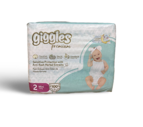 حفائض اطفال جيجلز بريميوم ميجا Giggles Premium Meg...