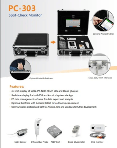 جهاز قياس العلامات الحيوية PC303