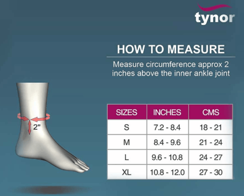 مشد للكاحل انكل زوج موديل TYNOR D-03