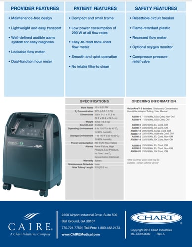 جهاز مولد اكسجين 5 لتر امريكي اير سيب AIRSEP VISIO...