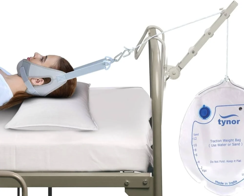 تينور شريط توزيع الجر وضعية النوم Cervical Tractio...
