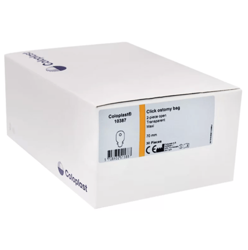 أكياس كولستومي 10387 مفتوحة مقاس 70مل Coloplast