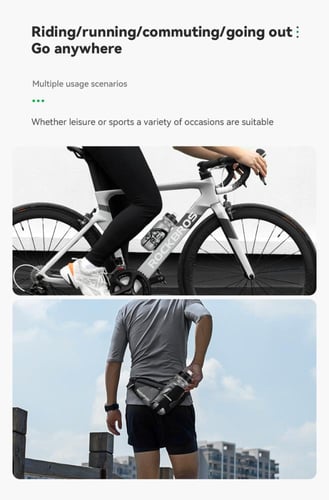 مطارة مياه للدراجة الهوائية (لون أبيض)