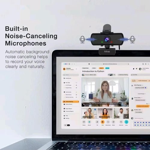 كاميرا FIFINE K420 - جودة HD فائقة مع ميكروفون إلغ...