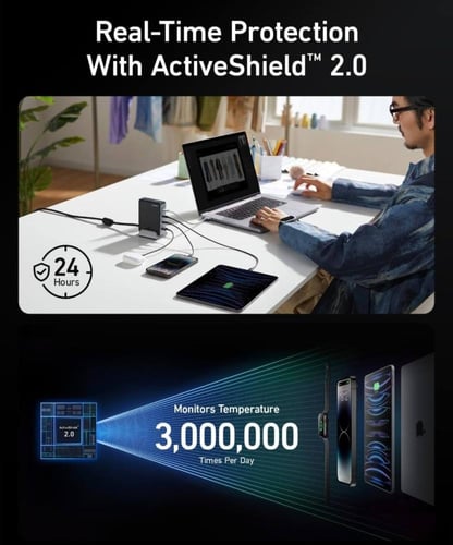 منصة شحن برايم GaN من انكر Anker سريعة جدا ب4 مناف...