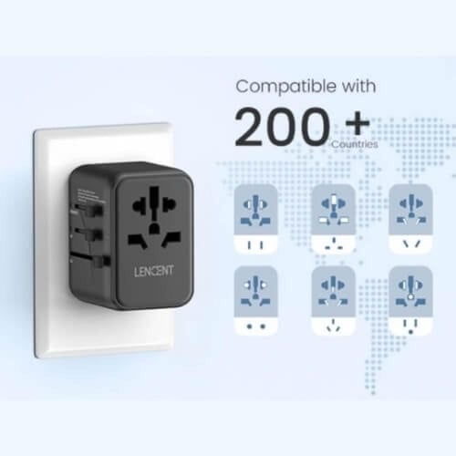 فيش سفر عالمي بسرعة 20 واط متوافق مع أفياش كل الدو...