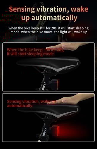 ضوء نور خلفي للدراجة الهوائية بخصائص مميزة