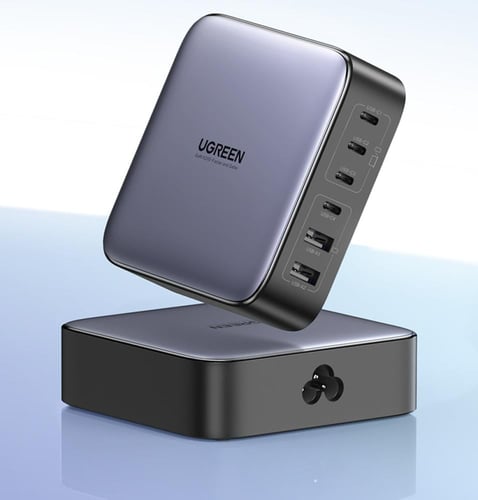 منصة شحن سريعة جدا بقدرة 200 واط من UGREEN بستة من...