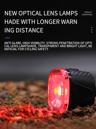 ضوء نور خلفي للدراجة الهوائية بخصائص مميزة