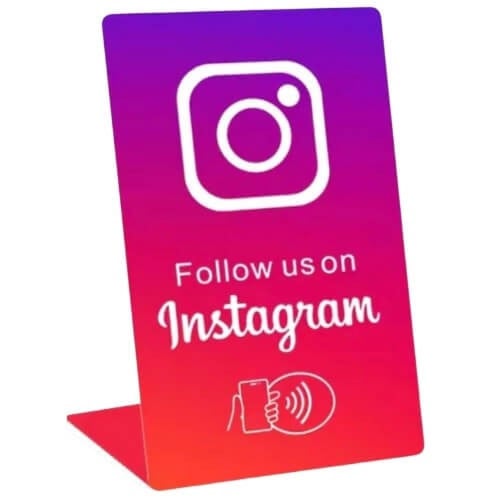 ستاند تطبيقات التواصل الاجتماعي بتقنية NFC مقاس 12...