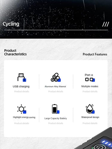 نور أمامي للدراجة الهوائية