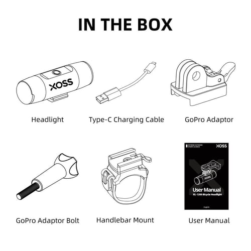 ضوء نور أمامي احترافي للدراجة الهوائية عالي السطوع...