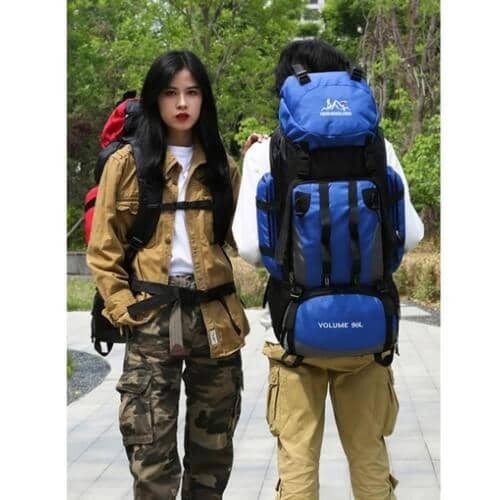 حقيبة ظهر للمغامرات 90 لتر | للتسلق والتخييم، مقاو...