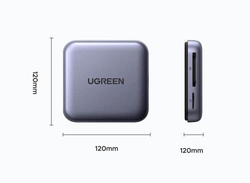 Ugreen MagFlow المحول المغناطيسي المحمول لقراءة بط...