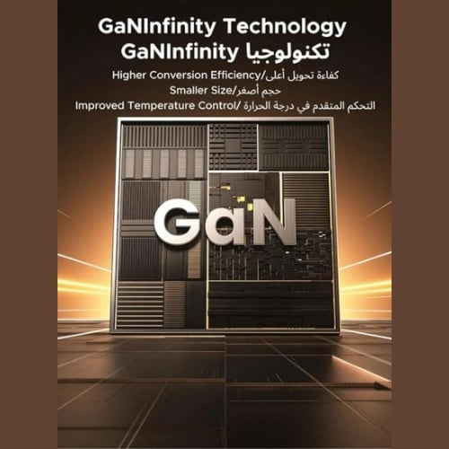 شاحن UGREEN 65W GaN | كابل مدمج قابل للسحب (USB-C)...