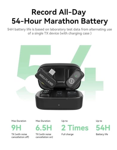 ميكروفون لافالير لاسلكي لارك A1 للهاتف type c من ه...