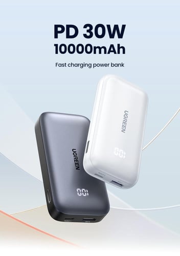 باور بانك 10000mAh بسرعة 30 واط من UGREEN