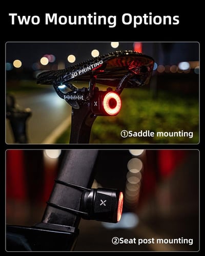 نور خلفي ذكي للدراجة الهوائية بخصائص فائقة من XOSS...