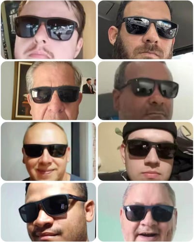 خمسة ألوان لنظارات شمسية من باركور مقاومة للأشعة ف...