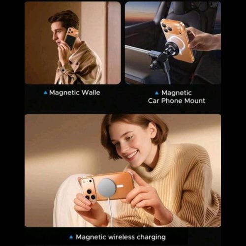 جراب كفر ايفون 17 برو ماكس المغناطيسي الشفاف من UG...